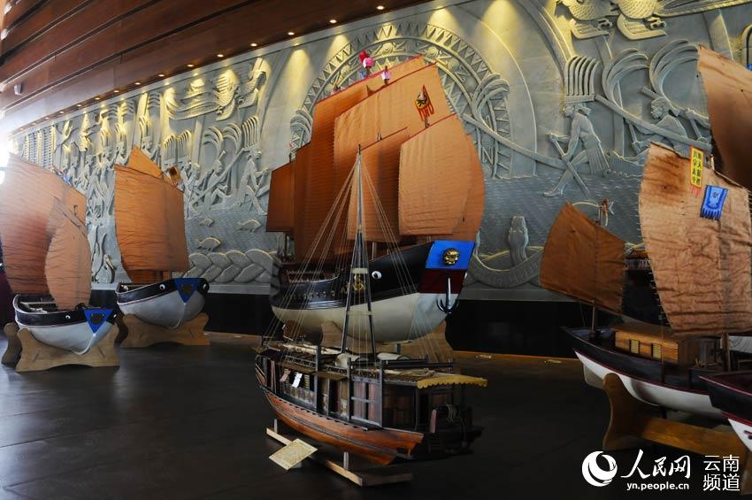 昆明匠人历时数年复活郑和下西洋船队 208艘