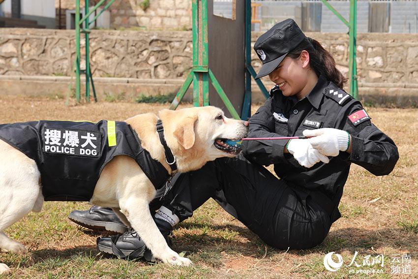 三八节特辑:警花训导员和她们的"无言战友"