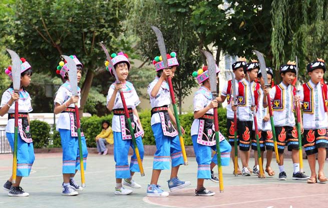雲南漾濞：非遺文化進校園