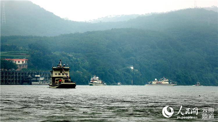 12月8日，雲南西雙版納景哈港，第100次中老緬泰湄公河聯合巡邏執法起航。張錚 攝