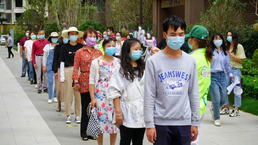 以“練”筑防，官渡區組織新冠病毒肺炎疫情防控應急演練。官渡區融媒體中心供圖