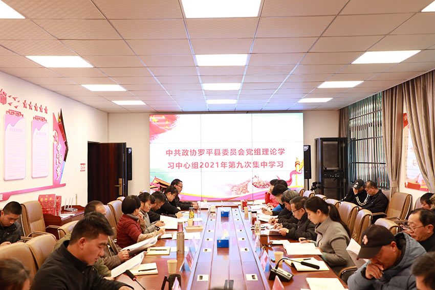 罗平县掀起学习贯彻党的十九届六中全会精神热潮。