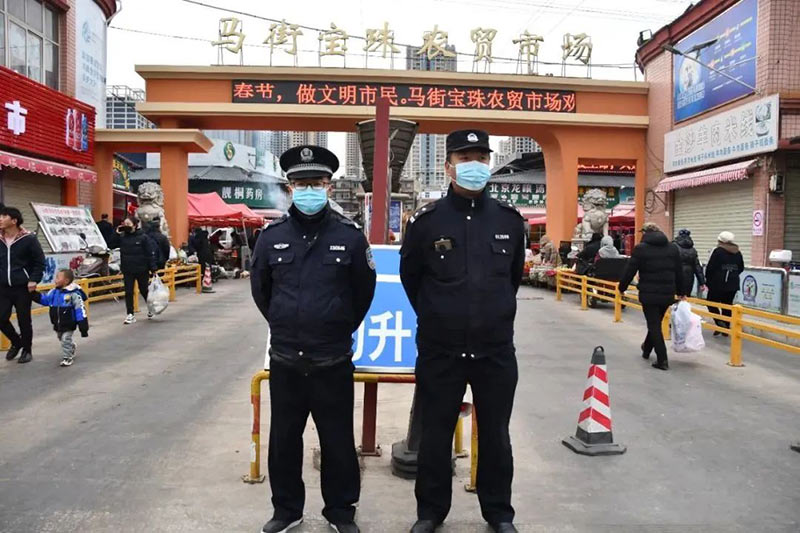 马街派出所守护百年老街。昆明市公安局西山分局供图