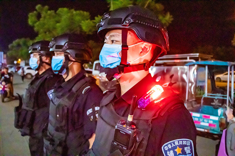 云南开远警方以“网、针、线”三点工作法维护社会治安环境。开远市融媒体中心供图