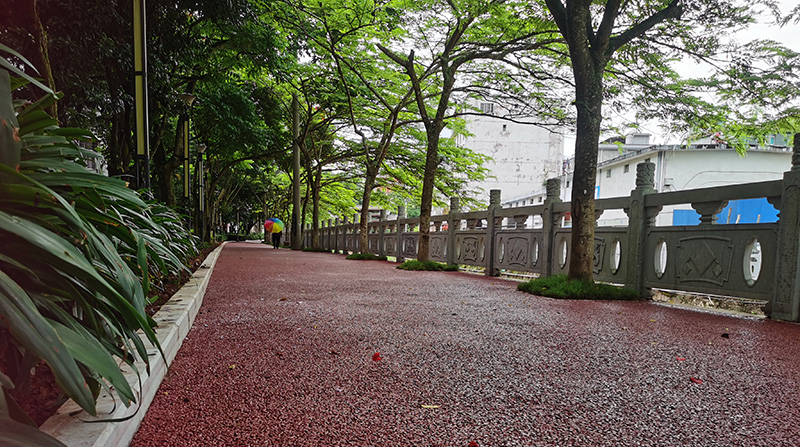 健身步道。