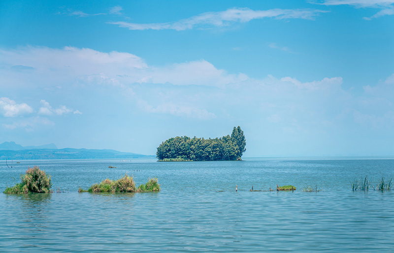 海埂村旁的滇池风光。宋光旭摄