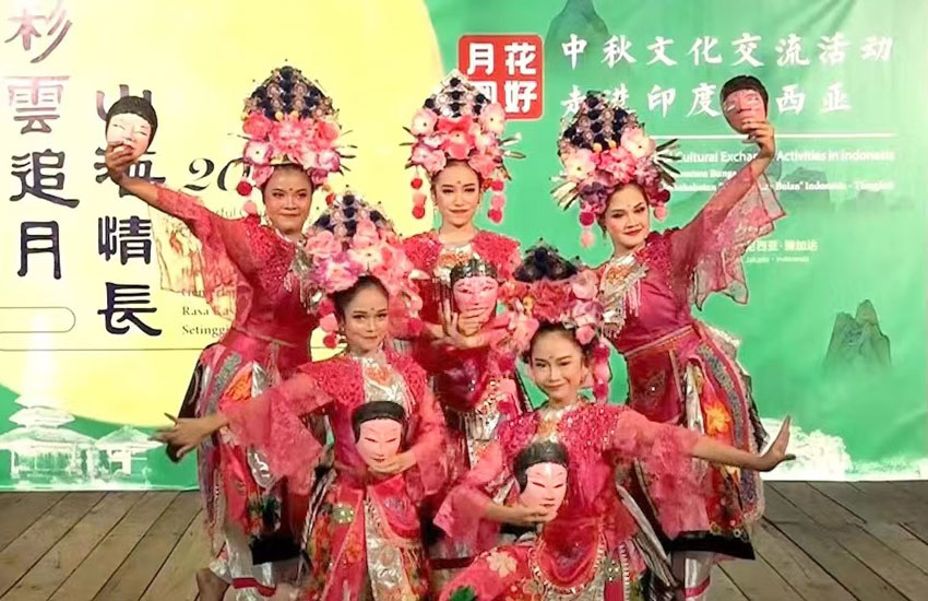 印尼雅加达会场《面具舞》。主办方供图