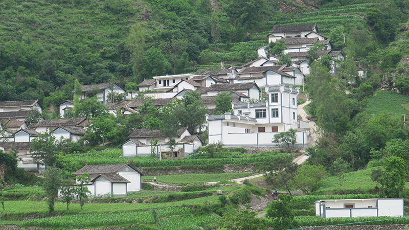 美丽乡村巧家崇溪镇河玉村岩脚-2021年7月闫科任摄