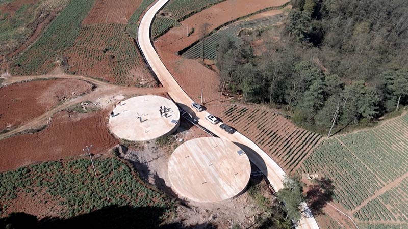 高标准农田建设解决了小石桥农田不通水不通路的问题。姚培翔摄