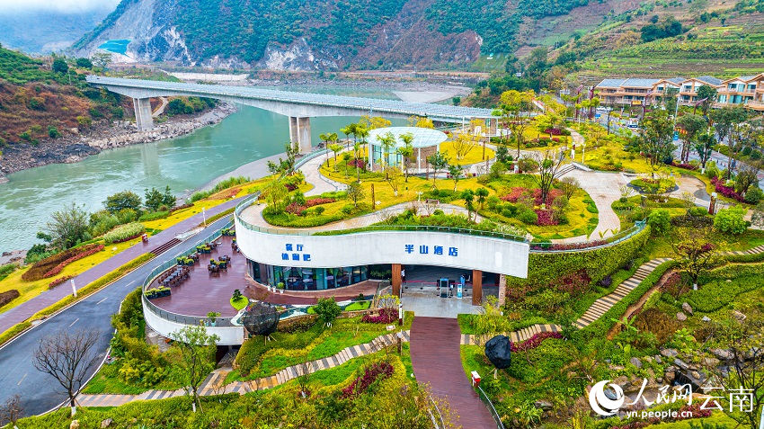 比賽舉辦地小沙壩景區風景秀麗。人民網記者 程浩攝