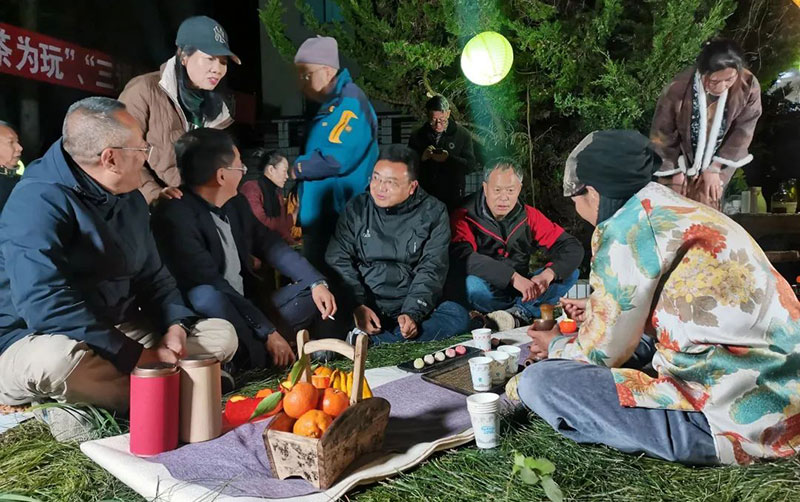 图二-徐霞客鸡足山正月十五”注茶为玩”雅集现场。（鸡足山景区供图）