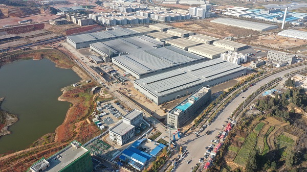 项目航拍图。玉溪日报供图