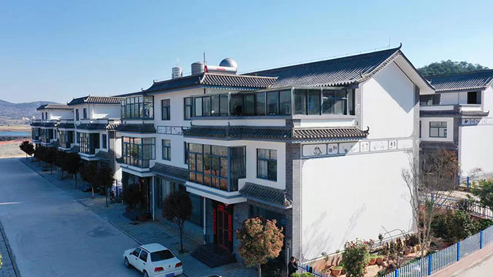 村民居住的小洋樓。