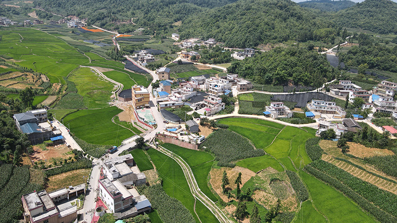3.上寨村鸟瞰图（图片来源：刘荣海）