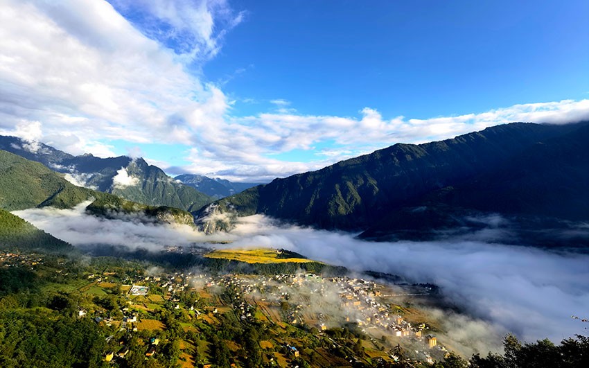 丙中洛。貢山縣文旅局供圖