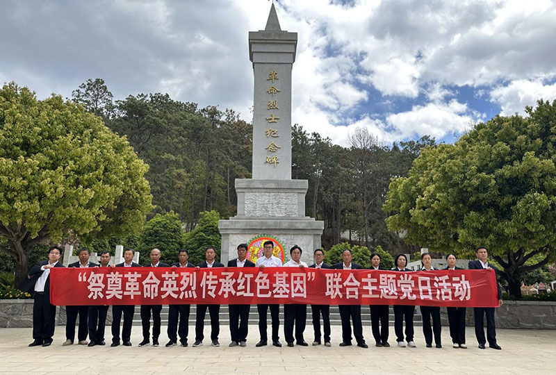 组织党员到烈士陵园开展主题党日（子昭然-摄）