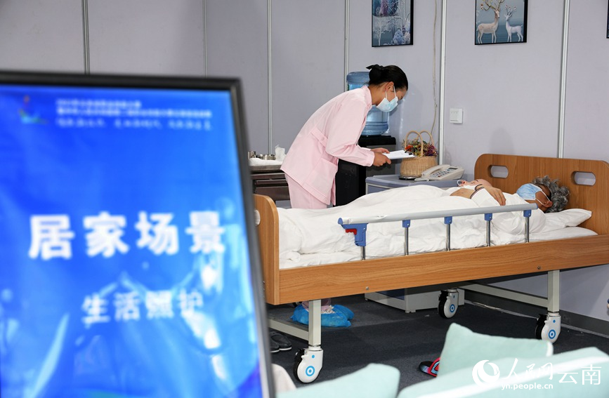 2023年云南省职业技能大赛比赛现场。段玉良摄