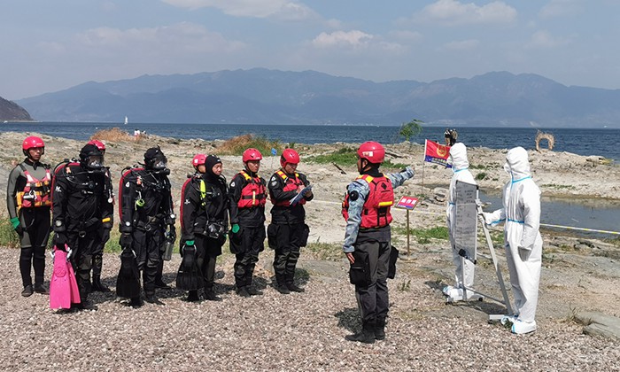 玉溪市高海拔潜水救援实训基地。