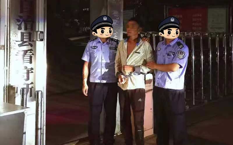 嫌疑人被刑拘。昆明市公安局供图