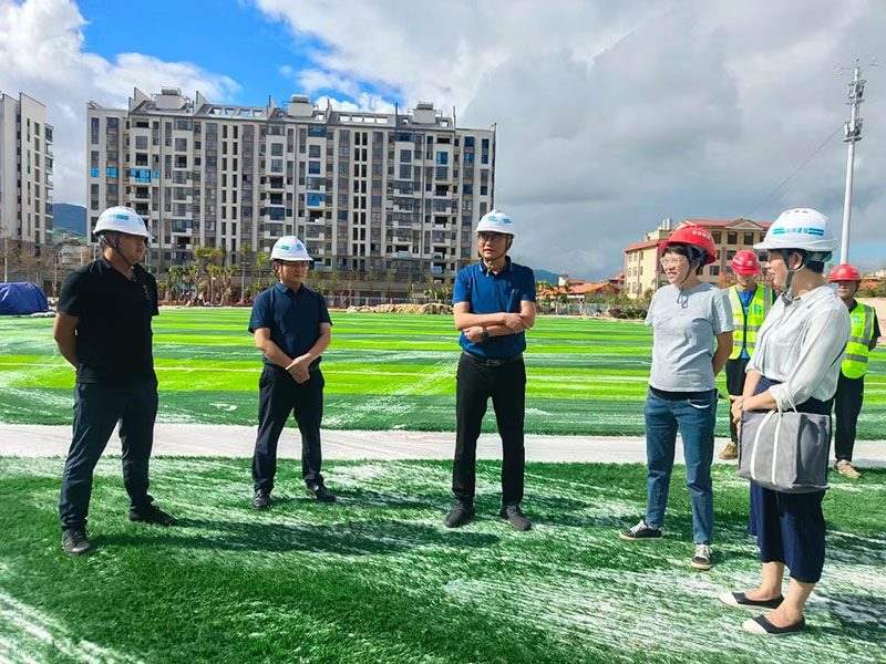 景谷县委政府领导到易成高级中学调研教育工作（2023年6月摄）