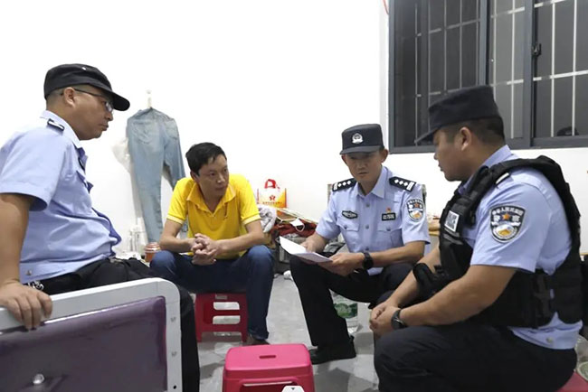 巡查活动现场。