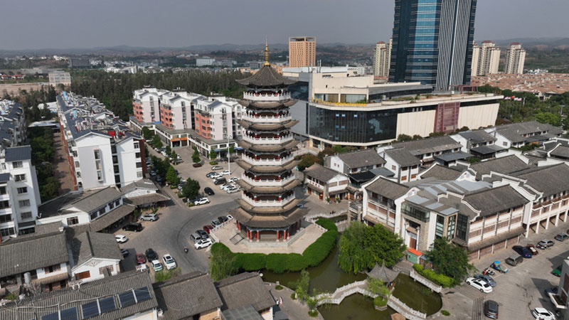 阿诗玛旅游小镇。石林风景名胜区管理局供图