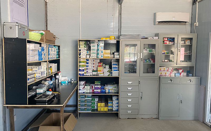 配好職工驛站職工醫務室，提升境外職工幸福感。雲南省總工會供圖