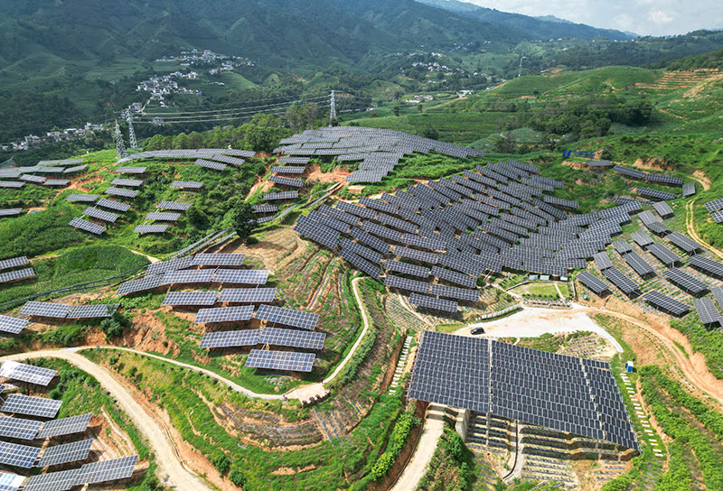 雲縣光伏產業建設項目區。雲縣融媒體中心供圖