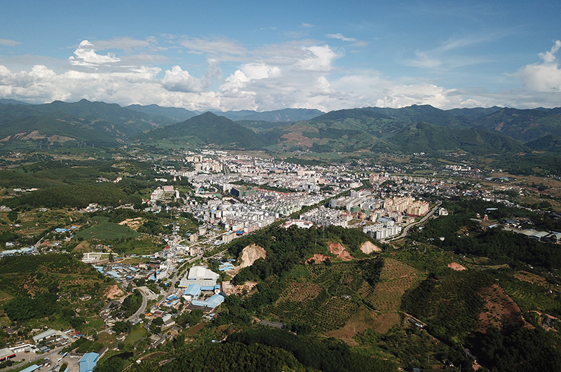 景谷县城。