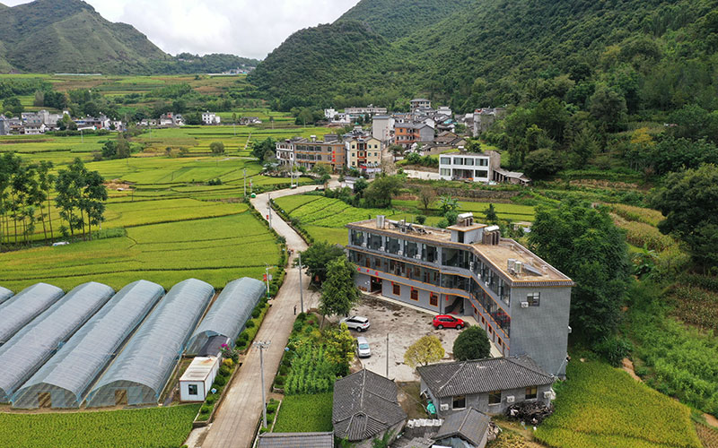 坡脚村农家乐。