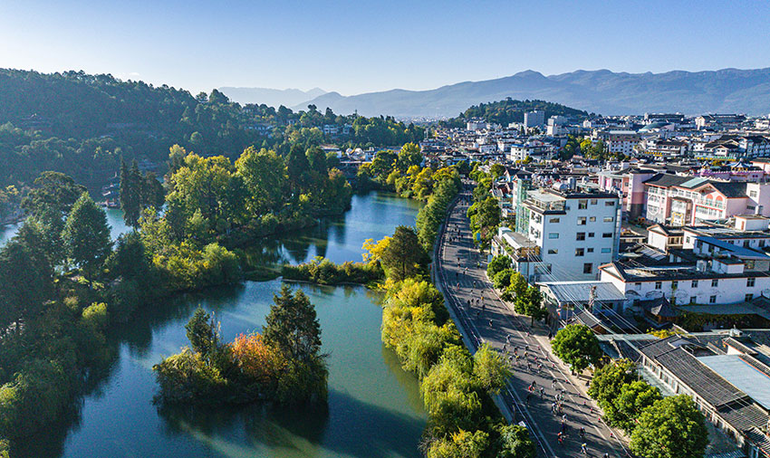 比赛现场。七彩云南格兰芬多自行车节组委会供图