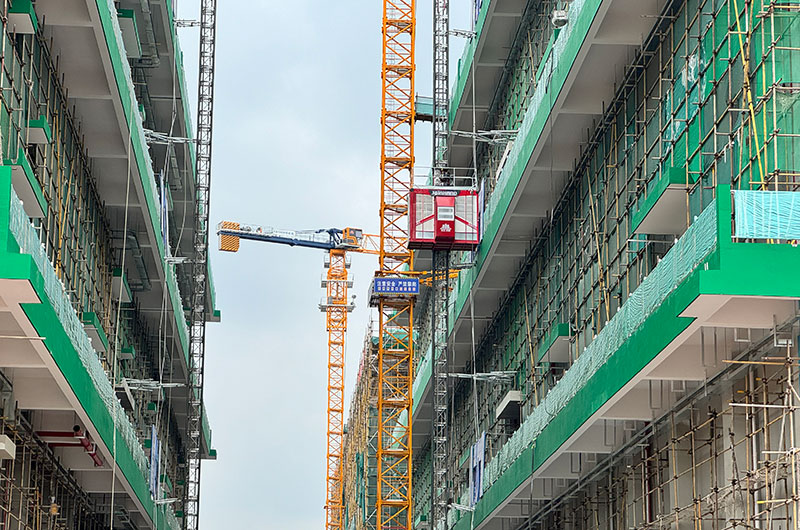 云南省储备粮玉溪直属库项目正抓紧建设。杨永庆摄