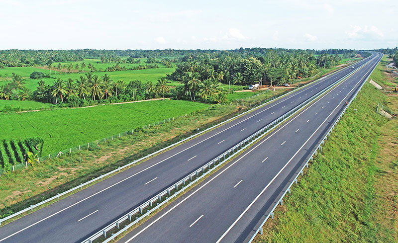 斯里兰卡南部高速公路。