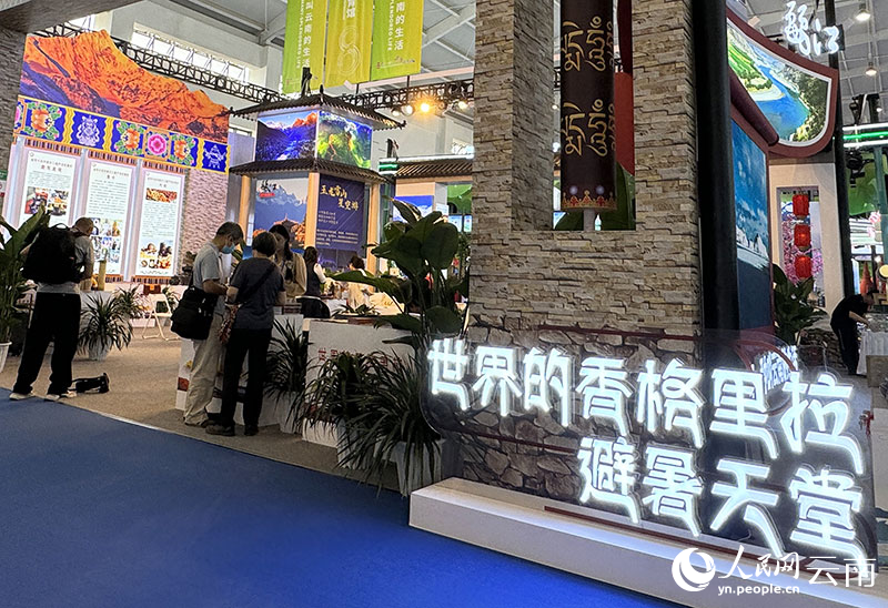 宾客在展馆门前驻足。人民网记者-蔡树菁摄