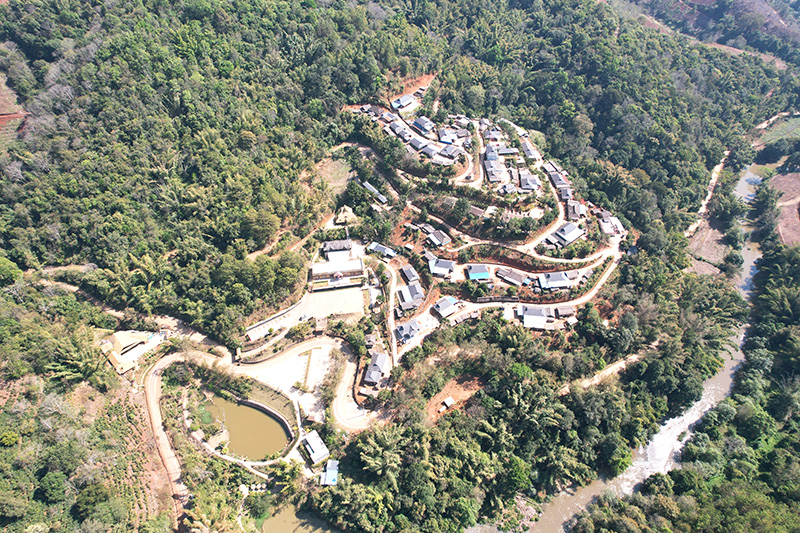 迦甸嵐風景區航拍。張靜茹攝