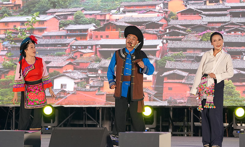 戲曲進鄉村，文化惠民生。 受訪者供圖