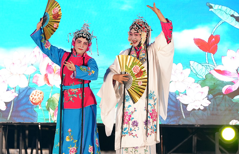 戲曲進鄉村，文化惠民生。 受訪者供圖