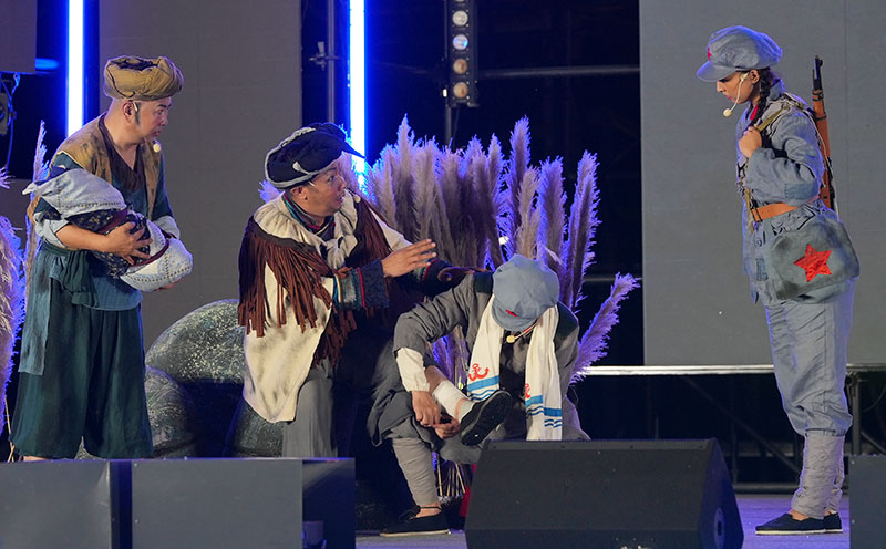 戲曲進鄉村,文化惠民生。 受訪者供圖