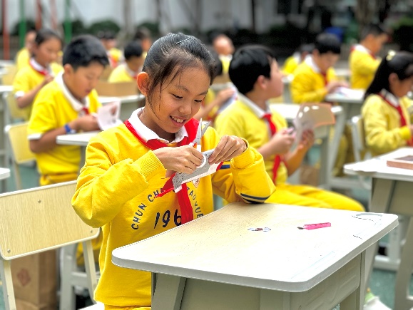 活动现场。春城小学教育集团供图