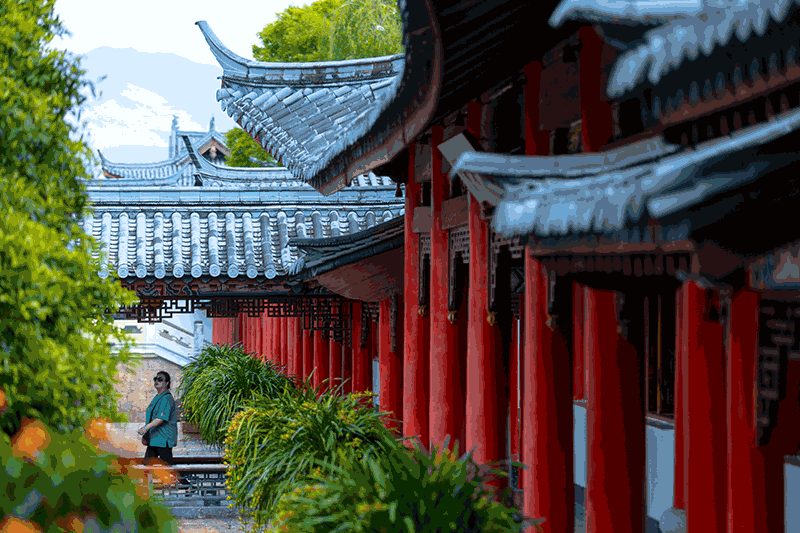 春游丽江，风景这边独好。