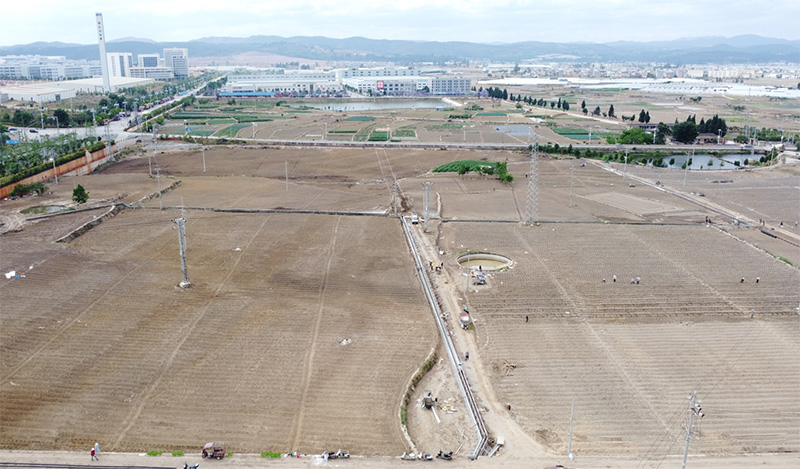 三街片区农田改造前现场图。潘自辉摄