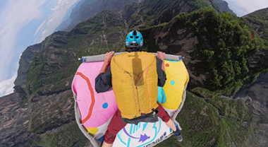 昭通大山包翼裝飛行挑戰極限