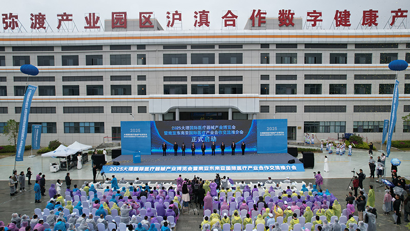 开幕式现场。弥渡县融媒体中心供图