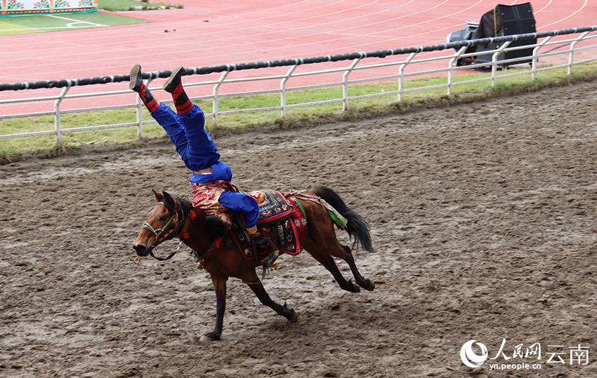 2025迪慶·香格裡拉賽馬會馬術表演2。此裡隻瑪攝