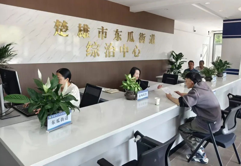 楚雄市东瓜街道综治中心。