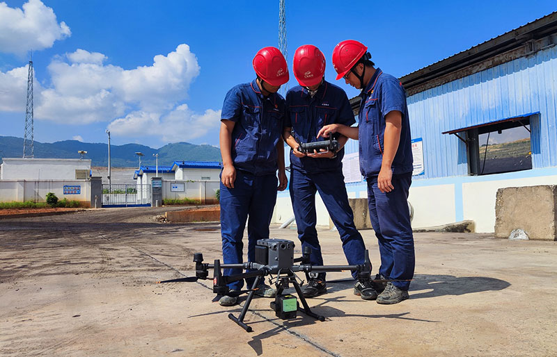 雲南小龍潭礦務局有限責任公司M350-RTK無人機巡視-張興攝-2025年6月13日