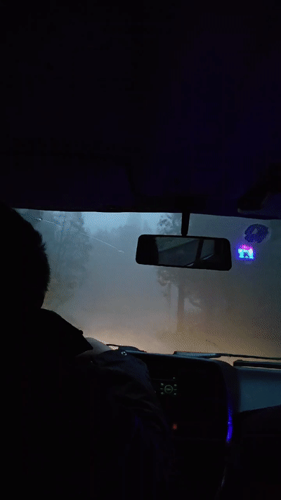潇湘派出所急忙组织警力上山帮老人找寻丢失羊群。曲靖市公安局供图