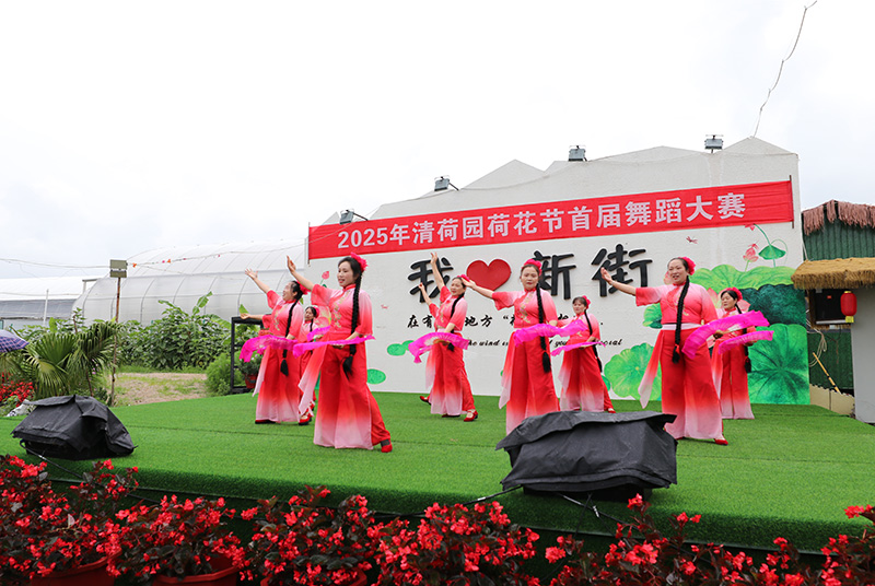 花灯歌舞表演。杨宋摄