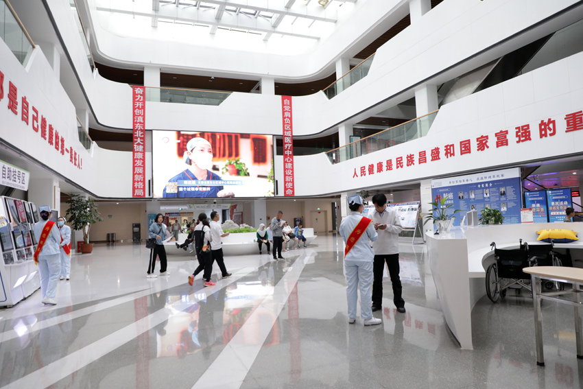 云南省昭通市滇东北中心医院住院部。受访者供图
