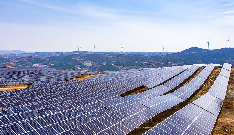 普樂光伏發電、龍源竹子山風電項目。